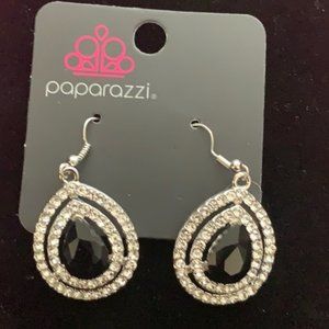 Millionaire Debonair Black Earring